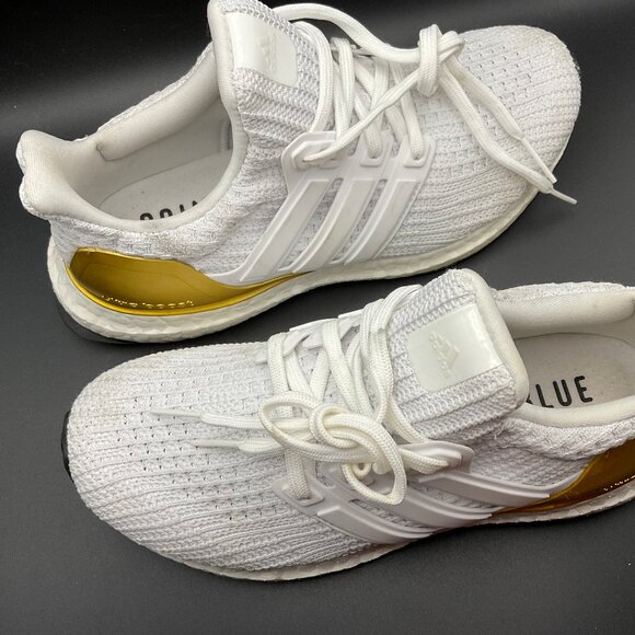 NEVER WORN - Adidas Ultraboost 4.0 DNA White Metallic Gold Medal Pack FZ4007